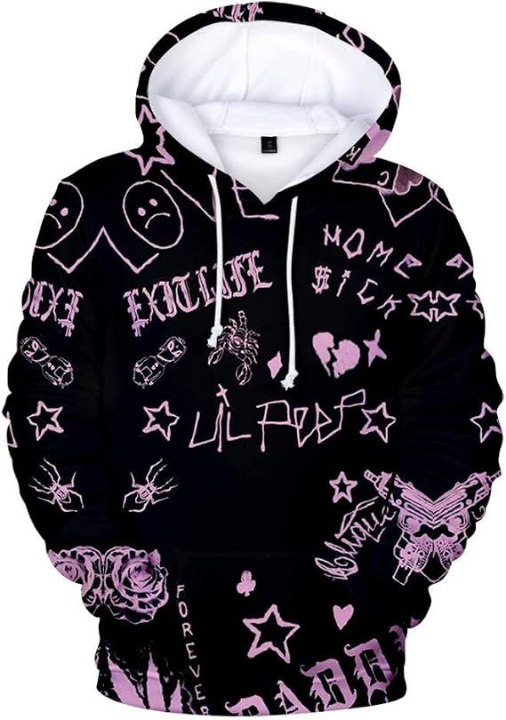 KPOP Rapper 3D Hoodie Love Printed Sport Hip Hop Sweatshirt Pocket Pullover Tops