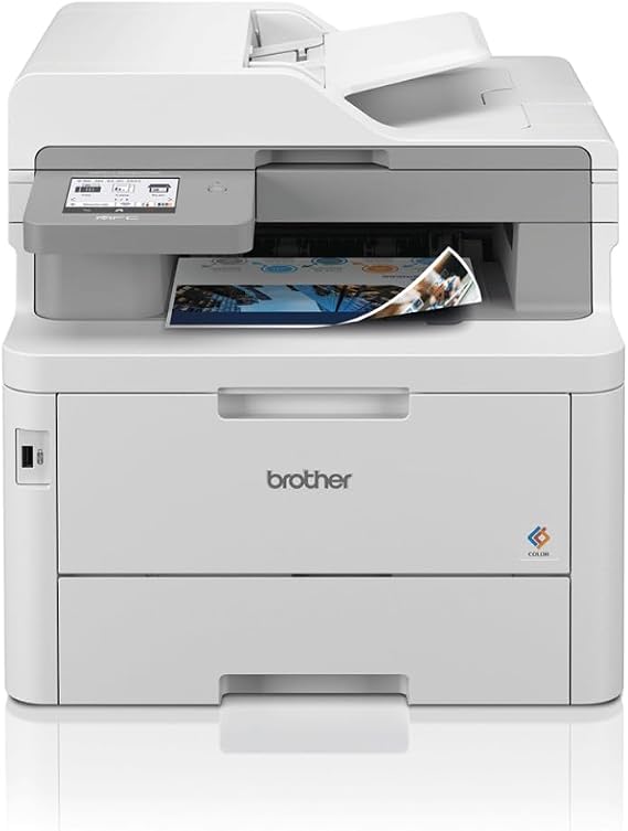 Brother MFC-L8340CDW Professional Compact Colour LED All-in-one Printer,Print, copy, scan and fax, Wireless, USB 2.0,UK Plug