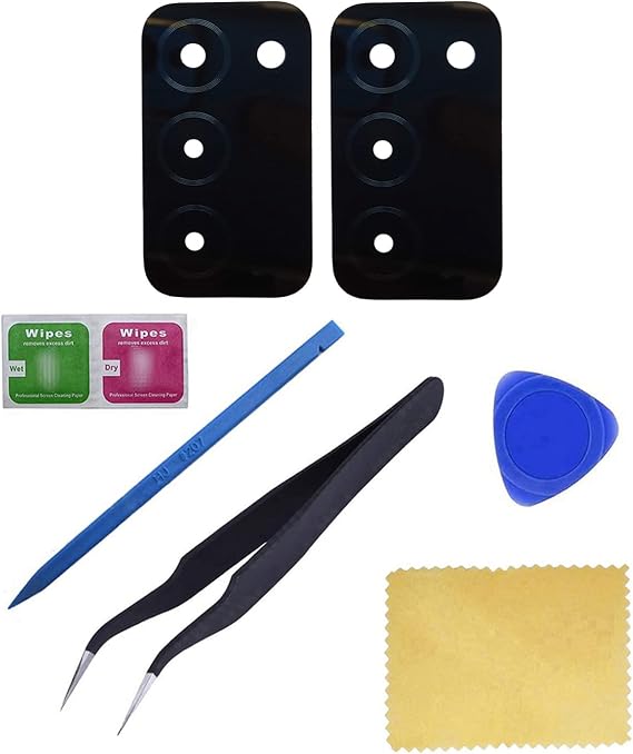 ubrokeifixit Galaxy A03s A037U Rear Back Camera Glass Lens Cover Replacement for Samsung Galaxy A03s A037U 6.5" 2021,with Tape (ONLY for A037U-2 pcs)