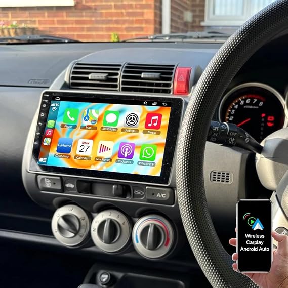 4GB+64GB Car Stereo Radio for Honda Jazz GD 2002-2008 Carplay 9 inch WIFI