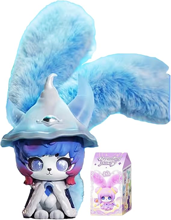 Plush Blind Box Figures,4.7"Cute Mini Dolls Kawaii Cabo Rabbit With Dragon Series PVC Blind Box Doll Collectable Action Figure For Girls Birthday Party Gift Toys (Kabo rabbit Series2-1 pack)