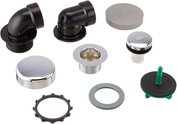 Watco 901-FA-ABS-CP Innovator Foot Actuated Half Kit, Chrome Plated