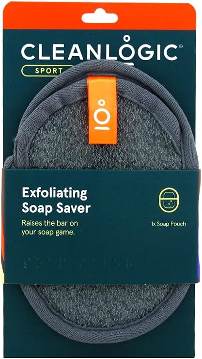 Clean Logic Sport Exfoliating Soap Saver (Pack of 3)