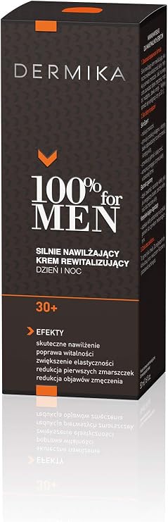 Dermika 100% for Men Ultra-Hydrating and Revitalizing Cream 30+ 48.2 g