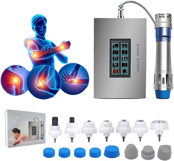 Portable Extracorporeal Shock Wave Machine, Touch Screen Massage for Therapy Pain Relief