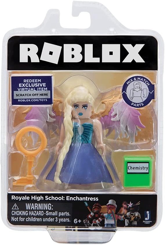 Roblox Gold Collection Royale High School: Enchantress Single Figure Pack with Exclusive Virtual Item Code