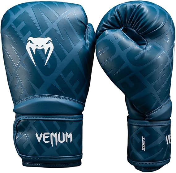 Venum Contender 1.5 XT 3D Boxing Gloves - Navy Blue - 10-Ounce