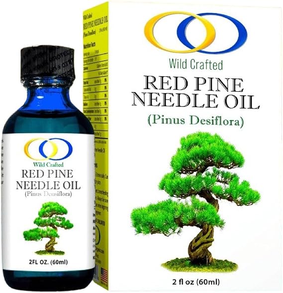 Optimally Organic Red Pine Needle Oil 2oz - Spike-Off- Daily Drops for Extreme Immune Support - BioActive Cell & DNA Support - 1290 Drops - 3 to 7 Drops Per Dose -Vegan Body Cleanse - Longevity Oil