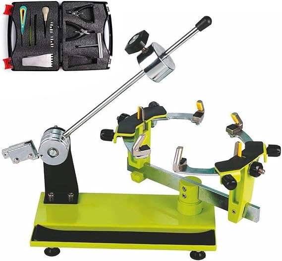 Portable Badminton Racket Stringer,DIY Stringing Machine,360 6 Point Fixed System,High String Tension,for Squash,Tennis