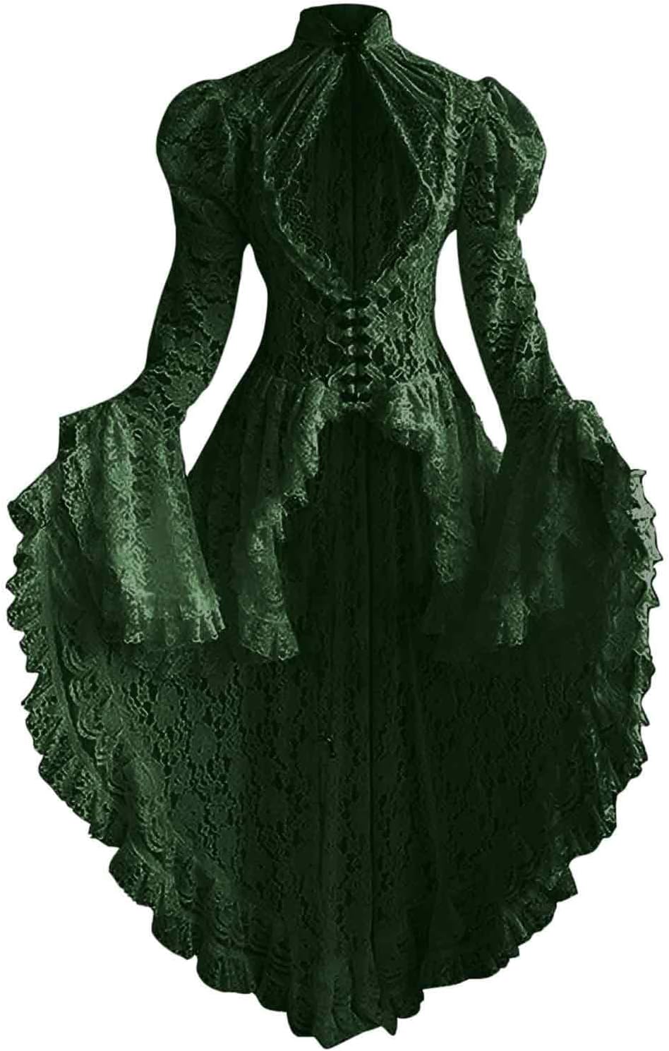 Women Gothic Corset Dress Halloween Party Steampunk Dresses Corset Jacket Victorian Pirate Renaissance Frock Coat