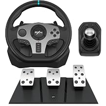PXN Racing Wheel - Steering Wheel V9 Driving Wheel 270° 900° Degree Vibration Gaming Steering Wheel with Shifter and Pedal for PS4,PC,PS3,Xbox Series X|S, Xbox OneV9