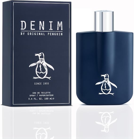 Original Penguin Denim Mens Cologne, Long Lasting Perfume, 3.4 Fl Oz