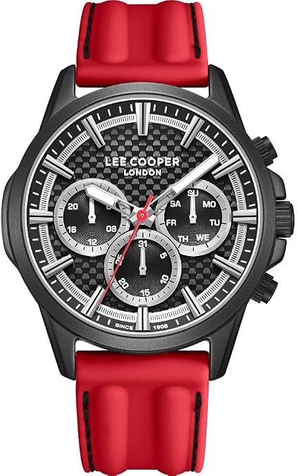 LEE COOPER Men Multi Function Black Dial Watch - LC08048.658