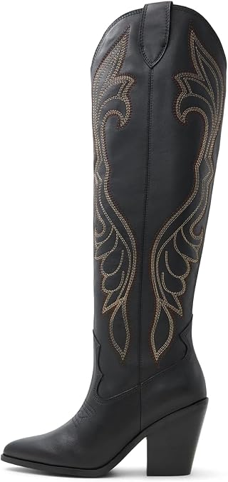 Celbreez Cowboy Boots Women's Knee High Embroidered Western Boots