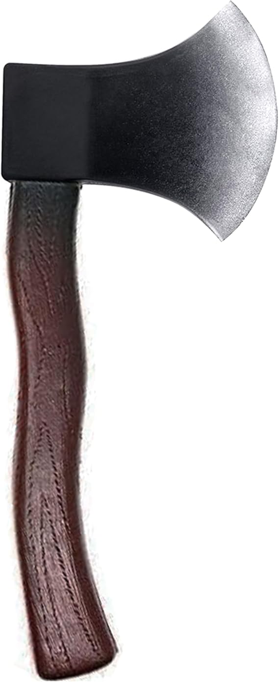 Spooktacular Creations Halloween Fake Hatchet Prop, Lumberjack Costume Accessories Weapons Toy, Realistic Felling Axe for Kids Women Men Halloween Costume Cosplay Party Trick Props Grey