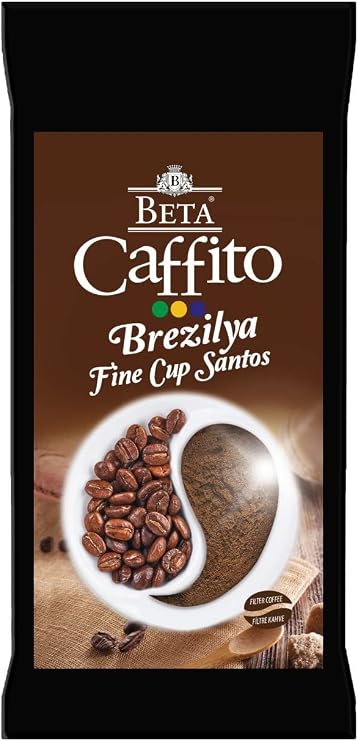 Beta Tea Beta Caffito Brazil Fine Cup Santos Filtre Kahve 250 Gr