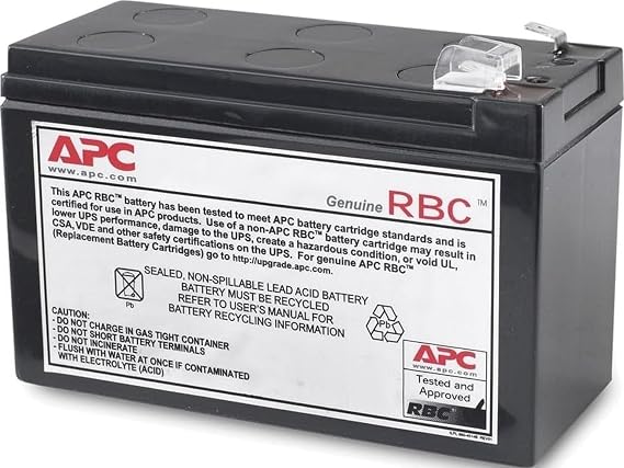 APC Genuine UPS Replacement Battery RBC2 for BK350, BK500, BK500BLK, SC420