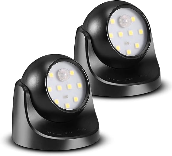 ALOVECO 2 Pack Battery Powered LED Wall Light+18ft 50 LED Battery Powered String Lights...