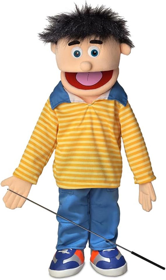 Bobby, Peach Boy, Full Body, Ventriloquist Style Puppet, 65cm