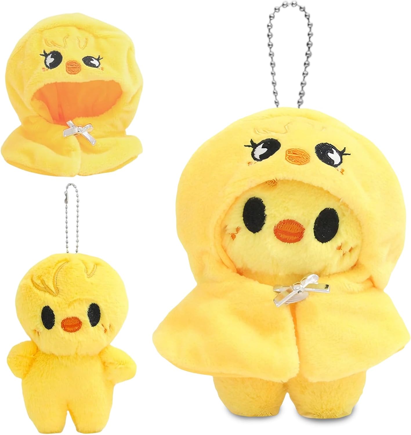 Stray Plush Keychain, SKZoo Cute Keyring with Detachable, 13cm Animal Keyring Fans Gift for Backpack Charm