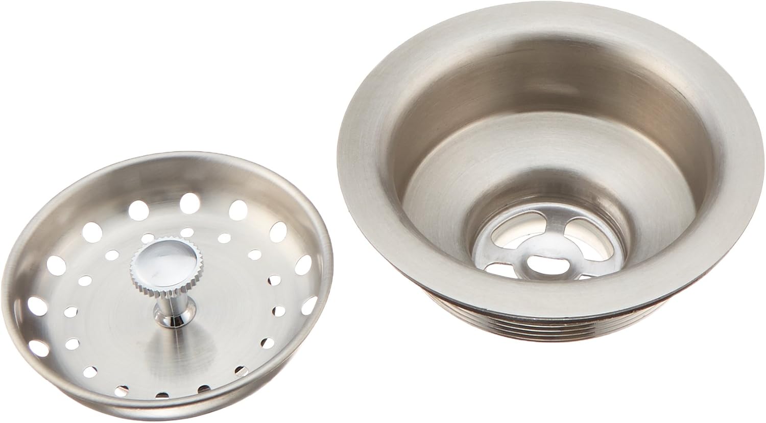 Franke 4010856 Stainless Steel Strainer, 3-Inch, Satin Nickel