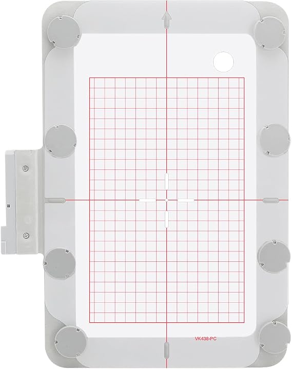 Brewland Magnetic Embroidery Hoop 9.8x6 Inch for Husqvarna Viking Designer Epic Diamond Deluxe Ruby Royale Topaz Pfaff Creative Icon 2 Sensation Pro II Vision, Strong Magnet Metal Frame Machine Hoop