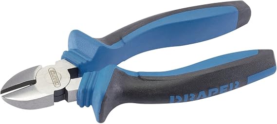 Draper 44145 Diagonal Side Cutter with Soft Grip, 160mm