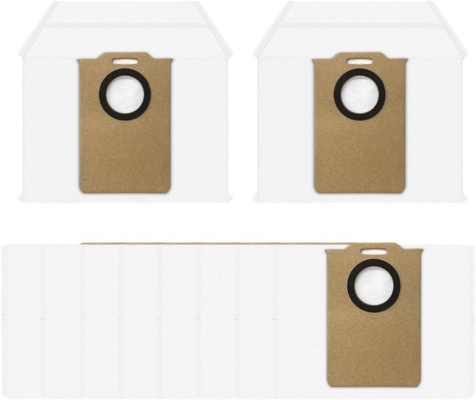Replacement Dust Bags for MONSGA MS1 MAX, for Ultenic for T10 Lite, for Liectroux M70 Pro, for BPMIO B15 Plus, for Lubluelu L15 Plu Self-Emptying Bags10 PACK