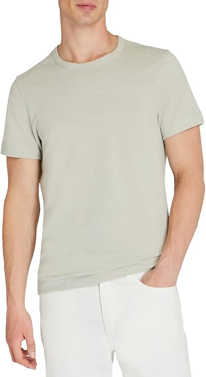 Club Monaco Men's Men's Short Sleeve Indigo Henley
