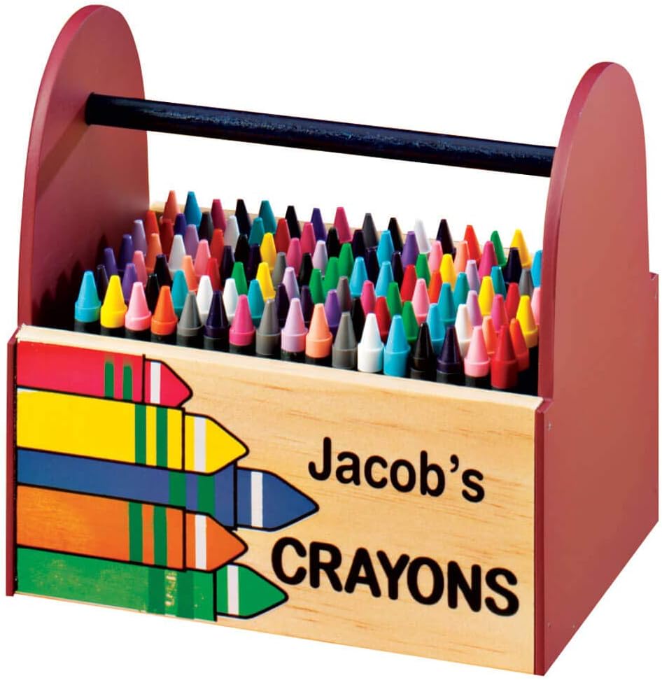 Miles Kimball Custom Wooden Crayon Caddy