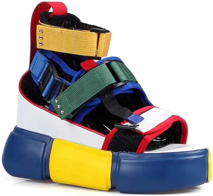 Anthony Wang Women's ugly chunky platform wedge sandals