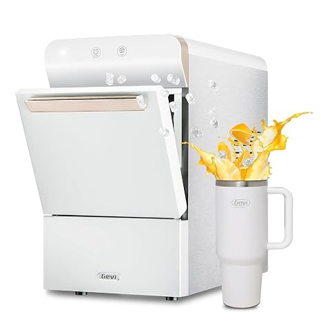 Gevi V2.0 Nugget Ice Maker for Home Kitchen Office,38lbs/24H,White