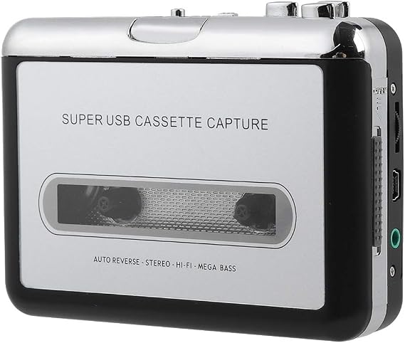 Cassette Tape Digitization, Cassette to MP3 Converter, Cassette Converter, No PC Required, ABS Tape to PC Cassette Recorder, MP3 CD Converter, Digital Capture for Music Player