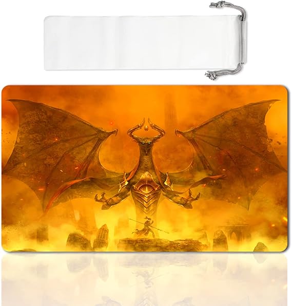 LIUYANZE Board Game MTG Playmat Games Size 60X35 cm CCG Compatible for MTG CCG RPG Trading Card Game (MTG1-Nicol Bolas)