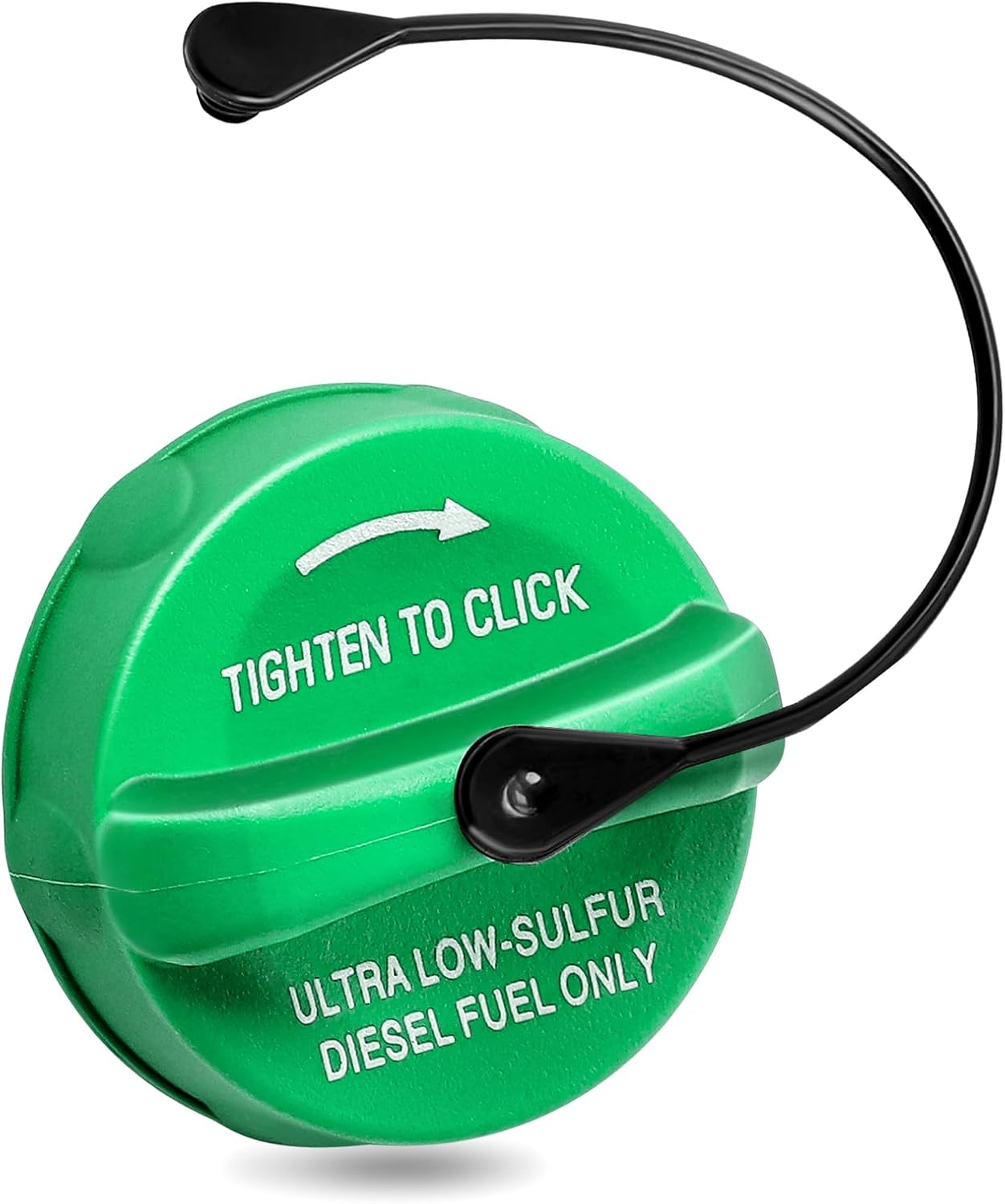 Fuel Cap, ABS Plastic & Rubber, Green, Compatible with Jeep 2020 Wrangler, Ram 2010-2020 2500/3500/4500/5500
