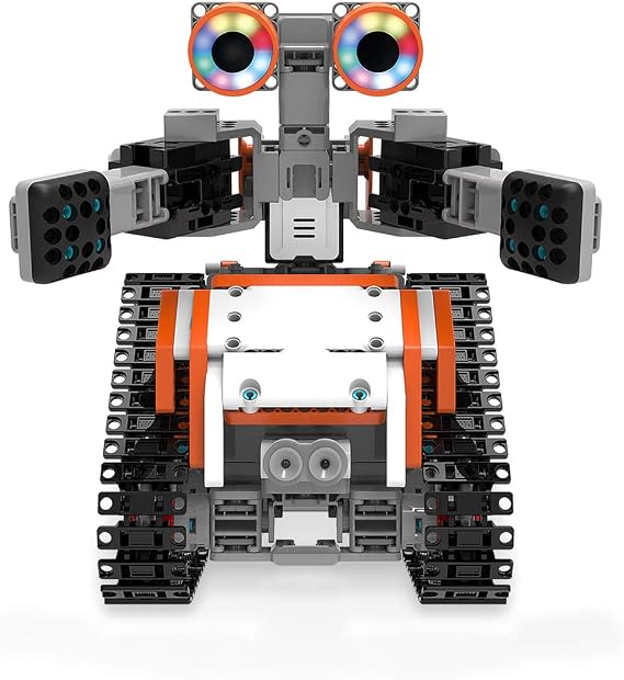 UBTECH JIMU Robot Astrobot Series: Cosmos Kit/App-Enabled Building and Coding STEM Learning Kit (387 Parts and Connectors), Orange
