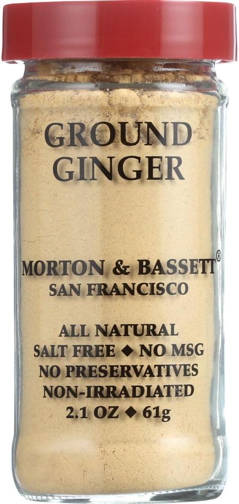 Morton & Bassett Ground Ginger, 2.1-Ounce Jars Pack of 3