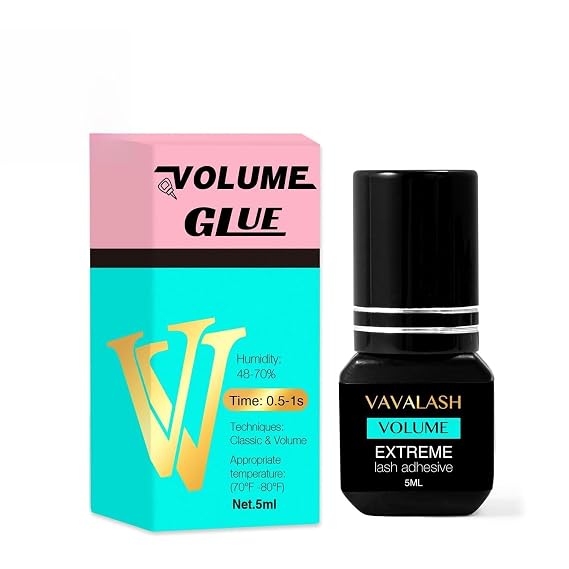VAVALASH Easy Fan Eyelash Extensions +Professional Eyelash Extension Glue 5ml