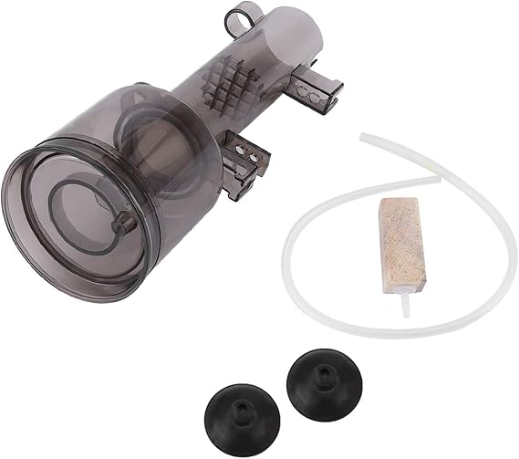 Protein Skimmer for Small Coral Aquarium | Effective Fish Tank Cleaner | Removes Protein Colloid/Heavy Metals | 2 Sizes with Pump Adapter (RS-4002)