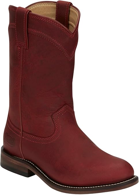 Justin Women's Holland 10'' Roper Western Boot Round Toe