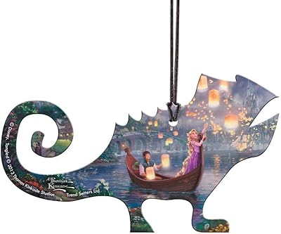 Trend Setters Disney Tangled Pascal Shaped Hanging Acrylic Print Accessory - Thomas Kinkade Art