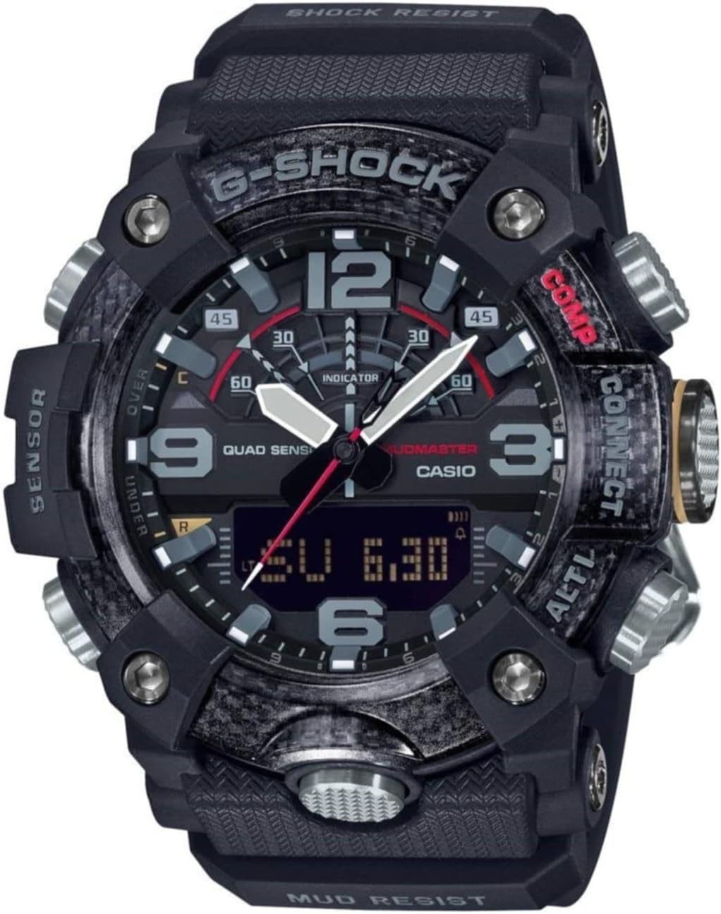 Casio GG-B100-1ADR Wristwatch, Black, Standard