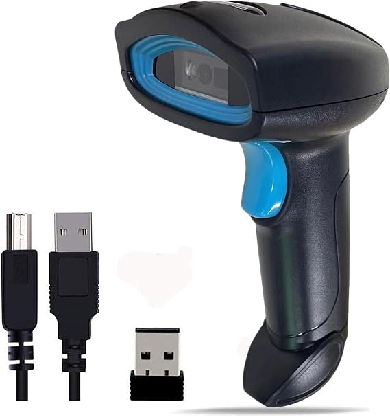 1D 2D QR Code Scanner Handheld Barcode Scanner Wireless