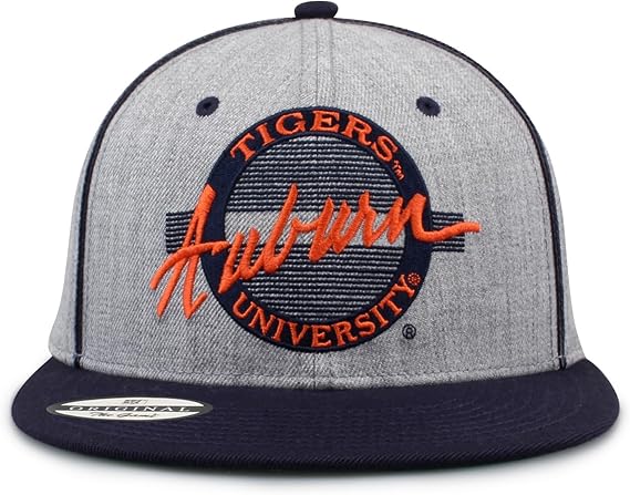 The Game NCAA Licensed, Auburn Tigers Flat Brim Snapback Hat