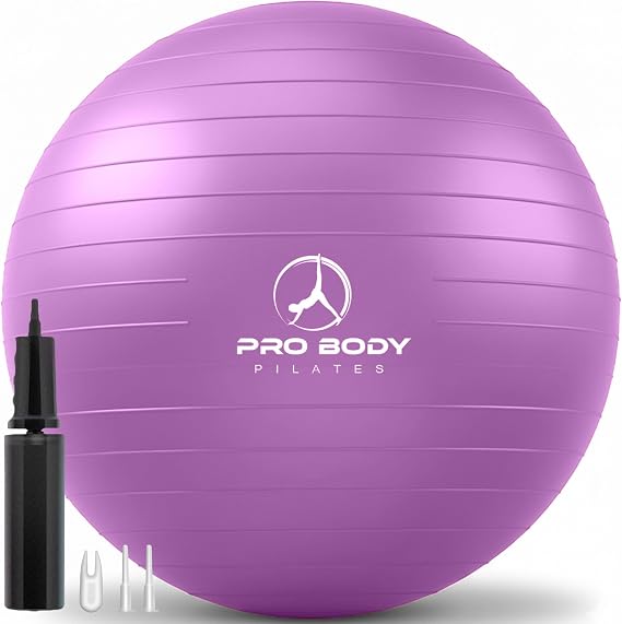 ProBody Pilates Yoga Ball - Gym Grade Exercise Ball