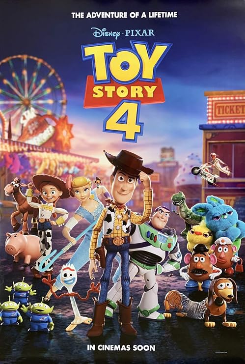 Movie Poster TOY STORY 4 2 Sided ORIGINAL Advance Version C 27x40 TOM HANKS