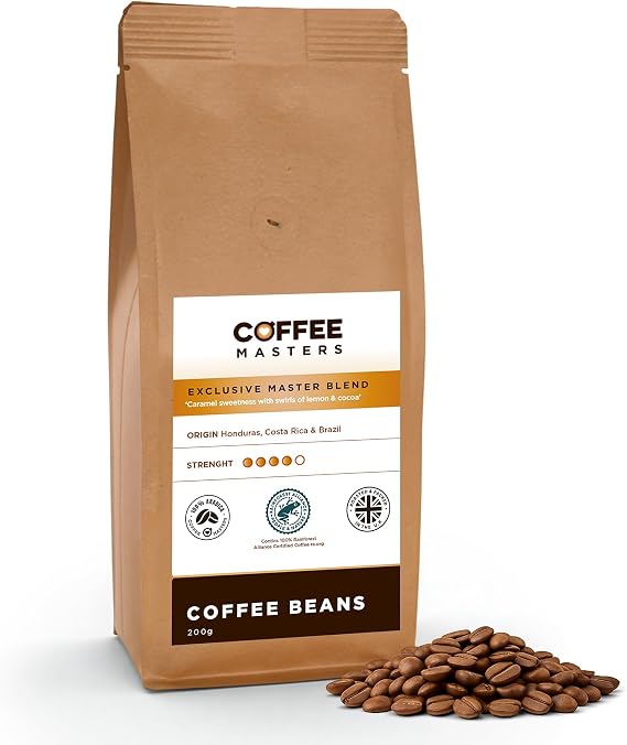 Coffee Masters Exclusive Master Blend Coffee Beans 200g