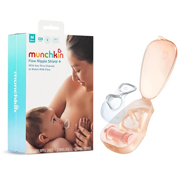 Munchkin Flow 20mm Nipple Shield for Breastfeeding Newborns
