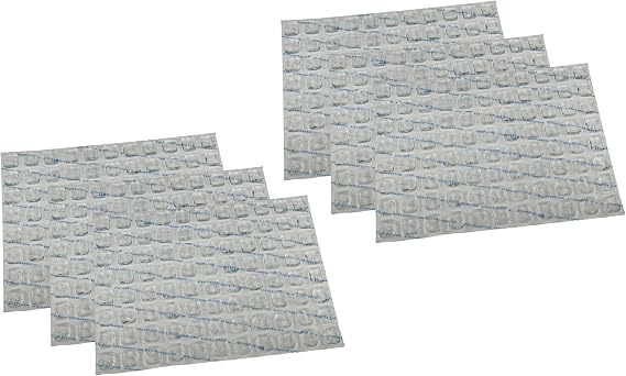 FlexiFreeze Reusable Ice Packs for Coolers Ice Sheet Freezer Packs with 88 Ice Cubes, Flexible & Cuttable (6 Pack)