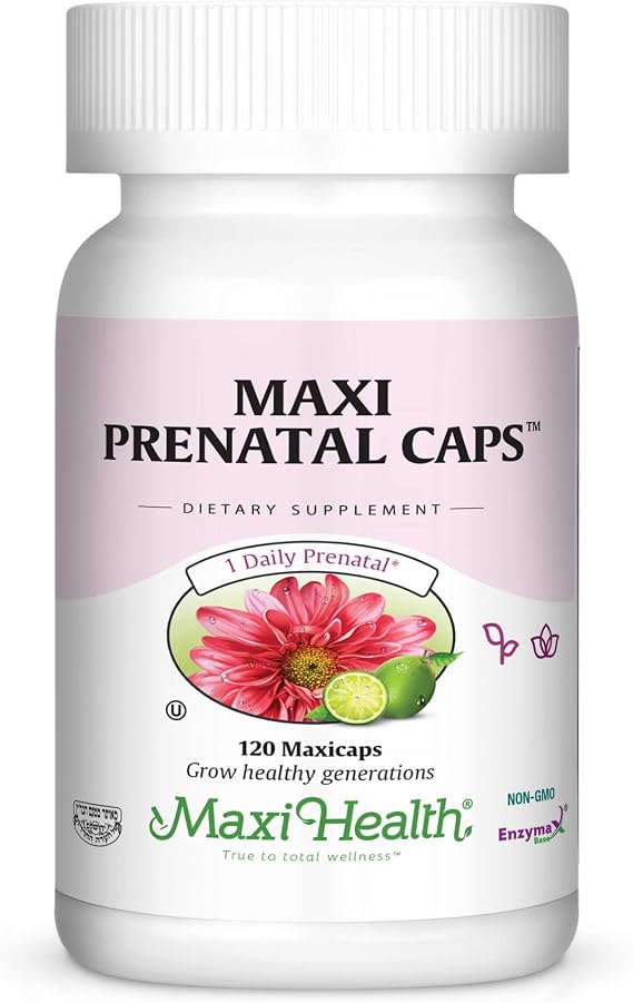 Prenatal Vitamins for Women Complete Pregnancy Multivitamin with Folic Acid, Iron, Vitamin D3, B12, Zinc & Biotin Daily Prenatal Support Before, During & After Pregnancy 120 Capsules | Kosher | Prenatal with Iron, Folate, Choline & Vitamin D3 | Before, During & After Pregnancy Support | Doctor Formulated